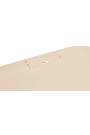 Matte Beige Desk | NV Gallery Mira | Oroa.com