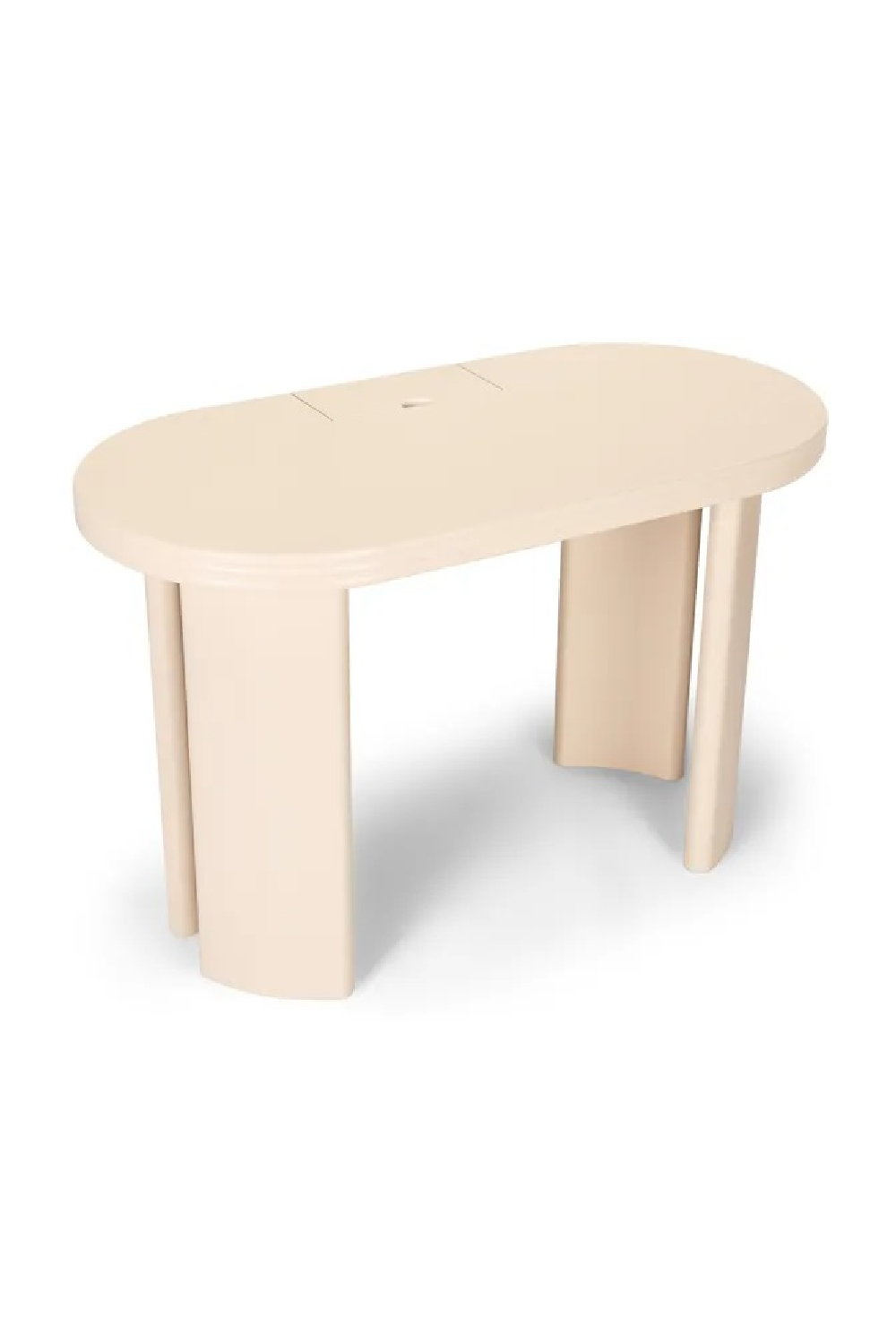Matte Beige Desk | NV Gallery Mira | Oroa.com