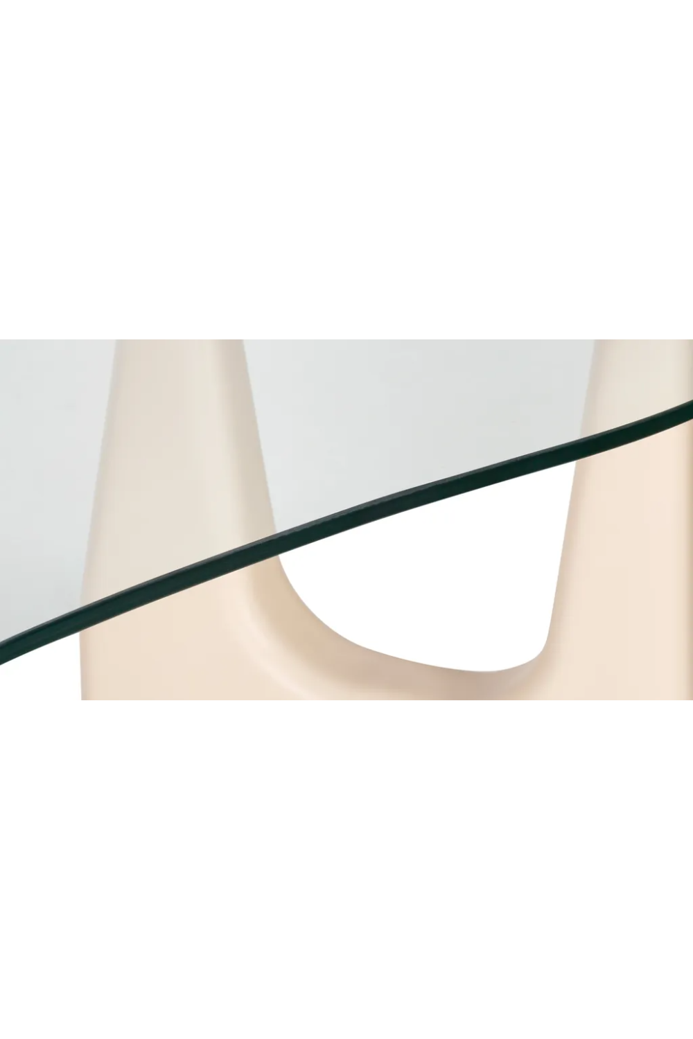 Freeform Tempered Glass Desk | NV Gallery Orwell | Oroa.com