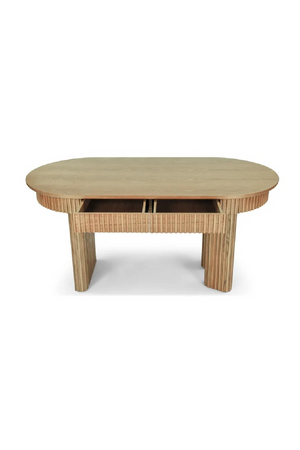 Wooden Oval Desk | NV Gallery Adriano | Oroa.com