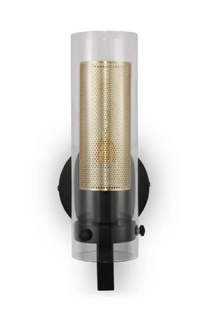 Cylindrical Gold Wall Lamp | NV Gallery Dawson | Oroa.com