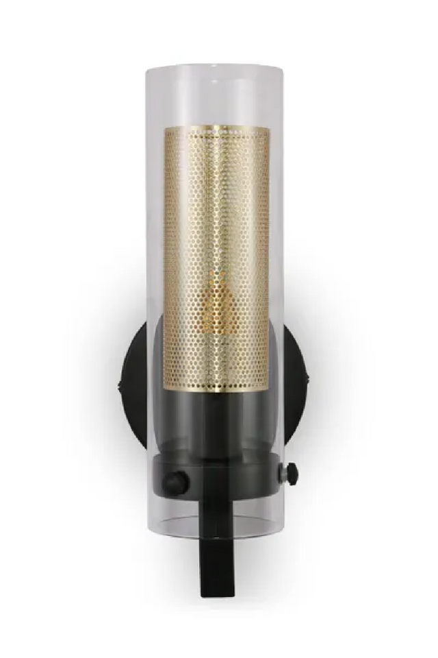 Cylindrical Gold Wall Lamp | NV Gallery Dawson | Oroa.com