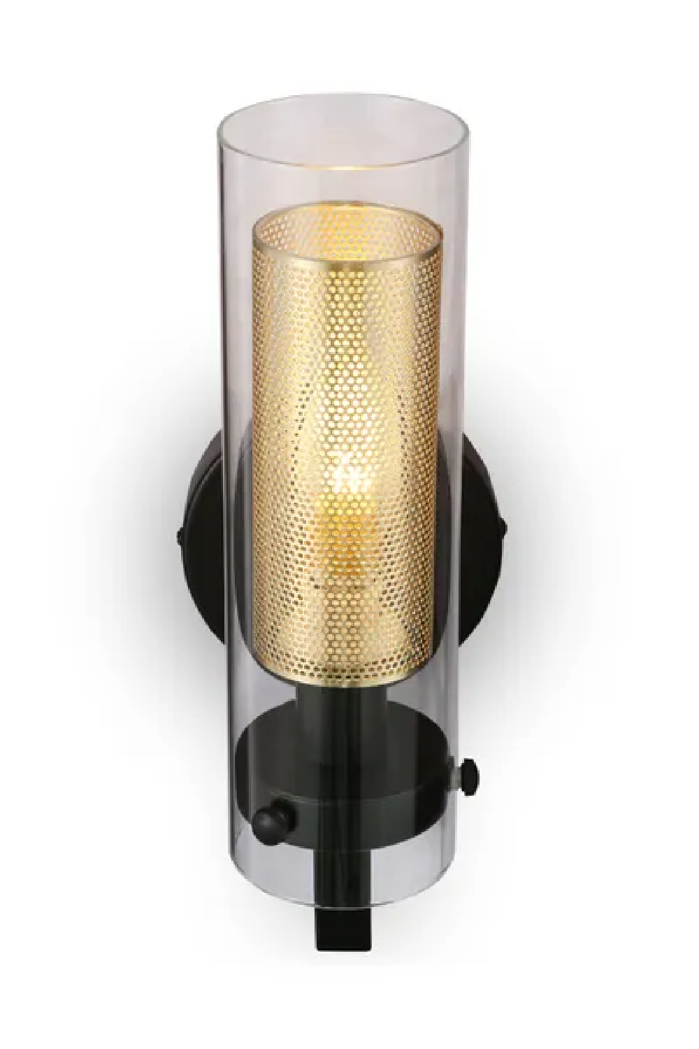 Cylindrical Gold Wall Lamp | NV Gallery Dawson | Oroa.com