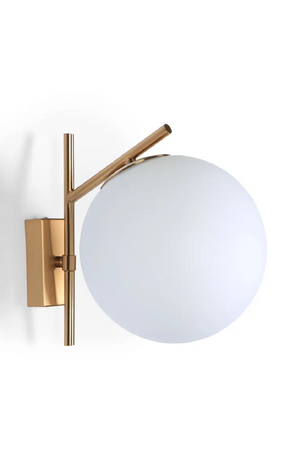 White Sphere Wall Lamp | NV Gallery Opale | Oroa.com