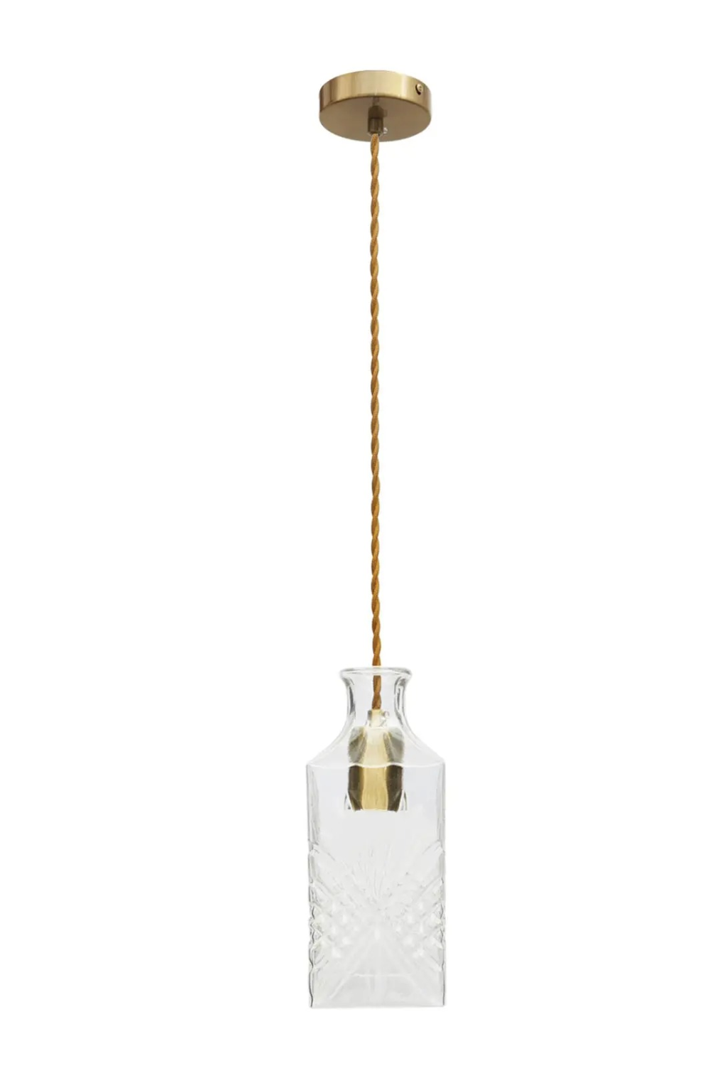 Engraved Glass Pendant Lamp | NV Gallery Adler