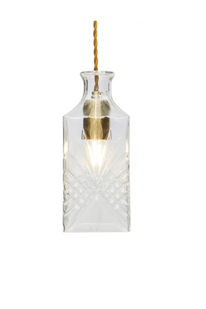Engraved Glass Pendant Lamp | NV Gallery Adler