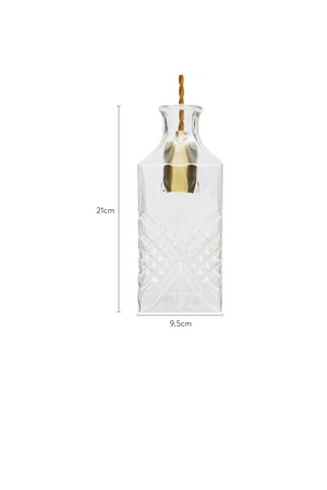 Engraved Glass Pendant Lamp | NV Gallery Adler