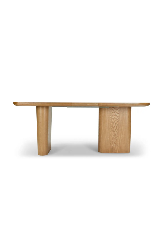 Asymmetrical Wooden Extendable Dining Table | NV Gallery Columbia | Oroa.com