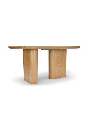 Asymmetrical Wooden Extendable Dining Table | NV Gallery Columbia | Oroa.com