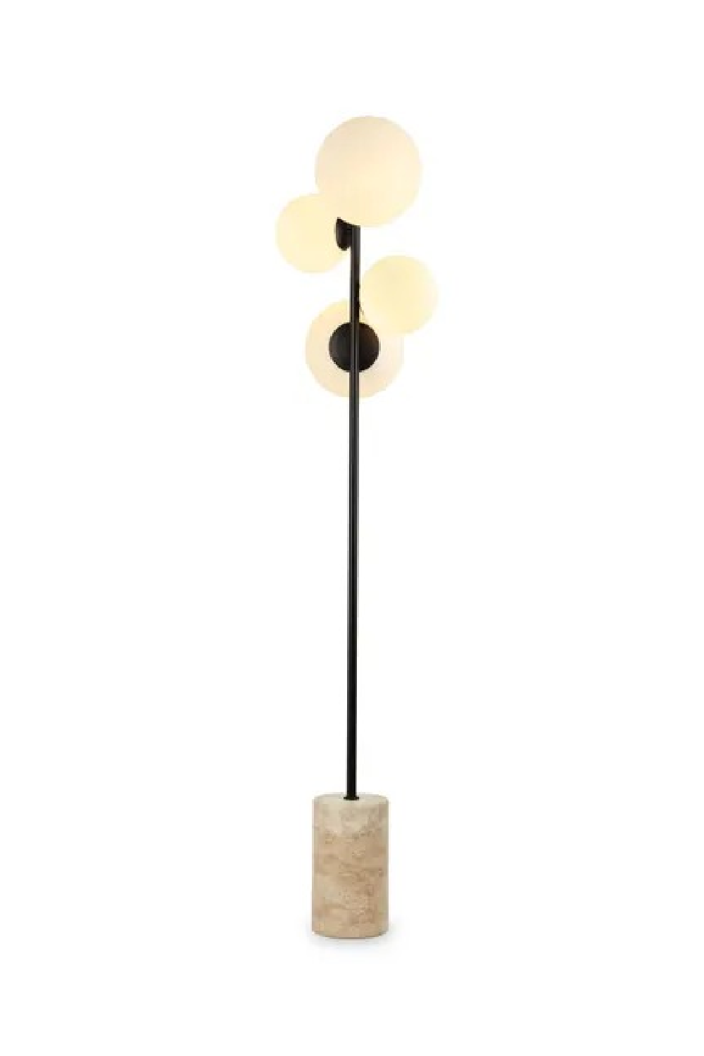 Glass Globes Floor Lamp | NV Gallery Skull | Oroa.com