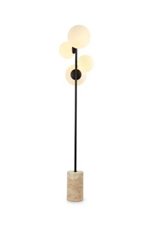 Glass Globes Floor Lamp | NV Gallery Skull | Oroa.com