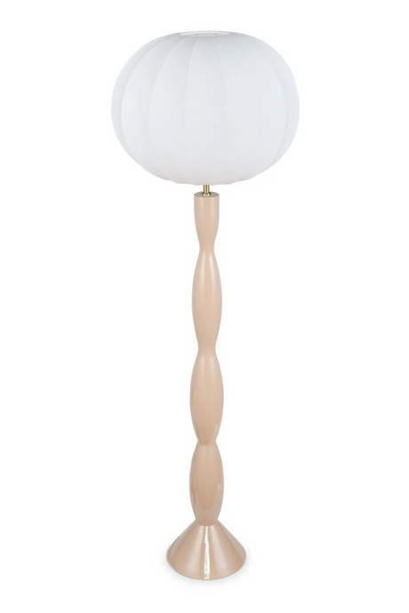 Beige Fiberglass Base Floor Lamp | NV Gallery Honiri | Oroa.com