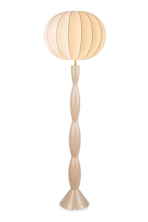 Beige Fiberglass Base Floor Lamp | NV Gallery Honiri | Oroa.com