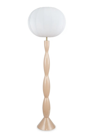 Beige Fiberglass Base Floor Lamp | NV Gallery Honiri | Oroa.com