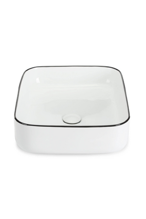 White Glazed Rectangular Sink S | NV Gallery Amsterdam | Oroa.com