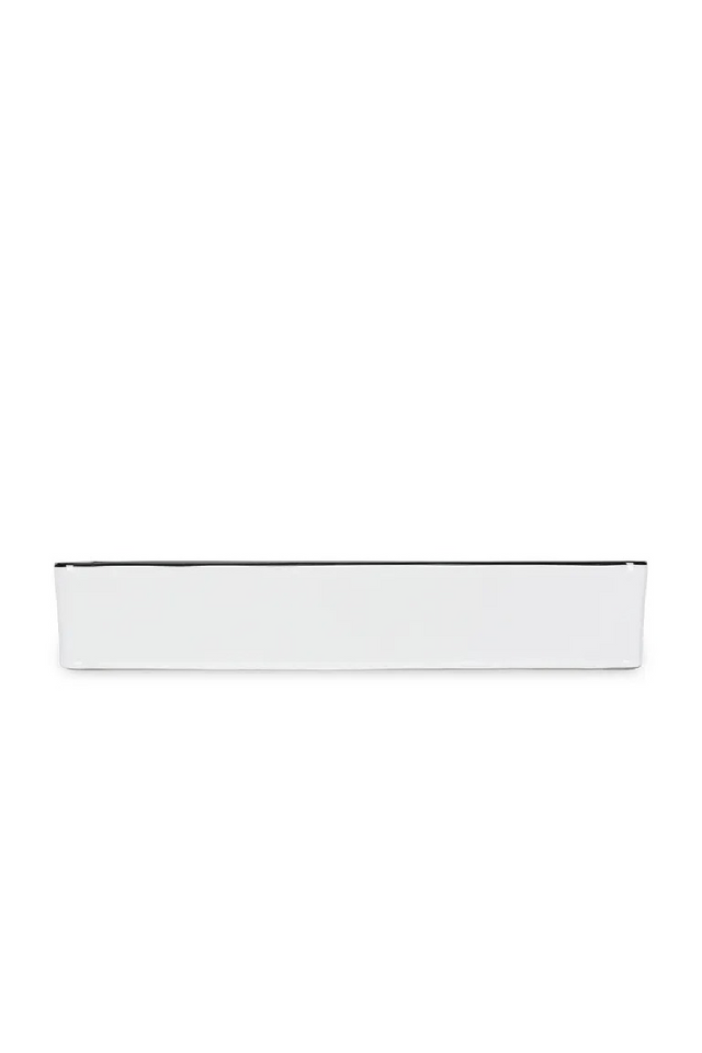 White Glazed Rectangular Sink | NV Gallery Amsterdam | Oroa.com