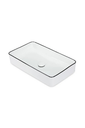 White Glazed Rectangular Sink | NV Gallery Amsterdam | Oroa.com