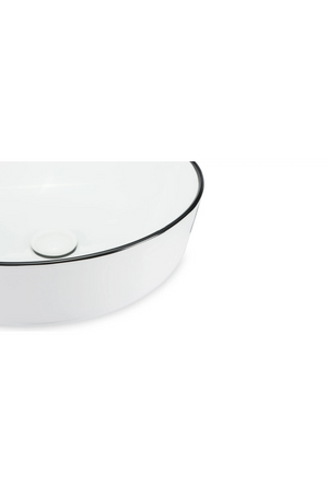White Glazed Round Washbasin | NV Gallery Amsterdam | Oroa.com