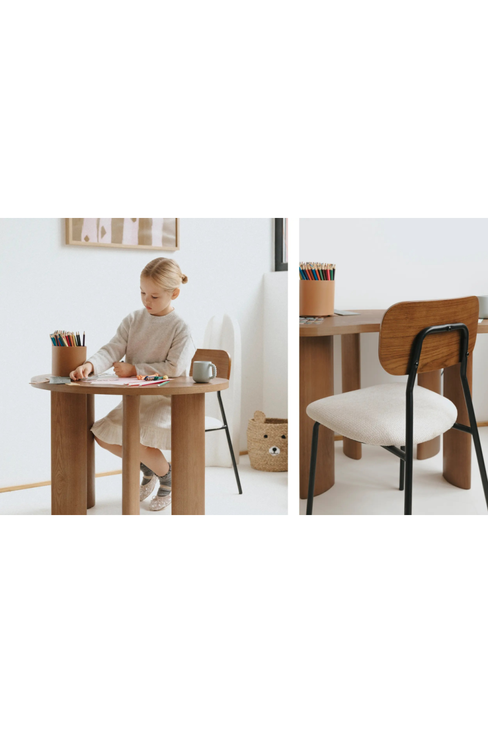 Ash Wood Children's Desk | NV Gallery Antonio Mini