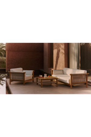 Acacia Framed Outdoor 3-Seater Sofa | NV Gallery Bexley | Oroa.com