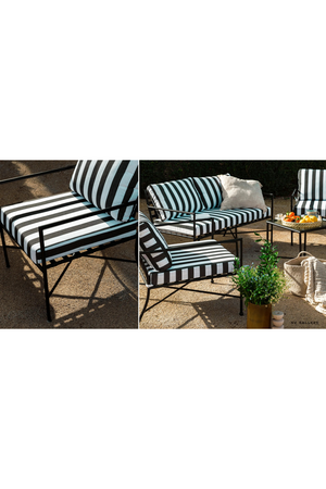 Stripes Outdoor Lounge Chair | NV Gallery Bel Air