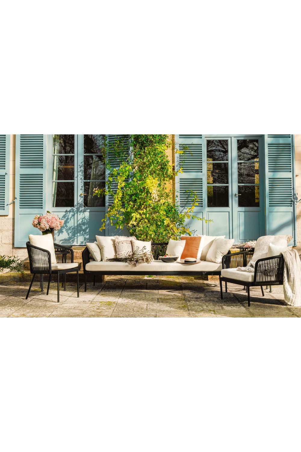 Black Rope Outdoor Armchair | NV Gallery Santa Monica | Oroa.com