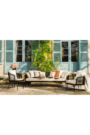 Black Rope Outdoor Armchair | NV Gallery Santa Monica | Oroa.com