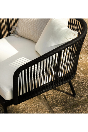 Black Rope Outdoor Armchair | NV Gallery Santa Monica | Oroa.com