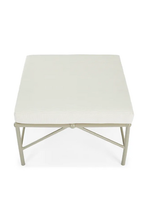 Taupe Metal Outdoor Stool | NV Gallery Amalfi | Oroa.com