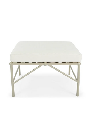 Taupe Metal Outdoor Stool | NV Gallery Amalfi | Oroa.com