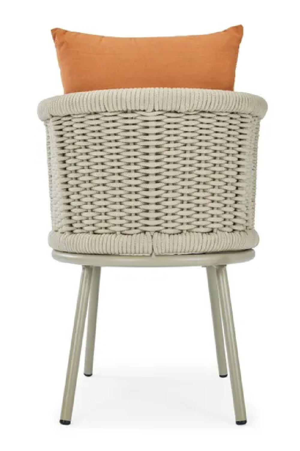 Taupe Curved Outdoor Dining Chair | NV Gallery Florentino | Oroa.com
