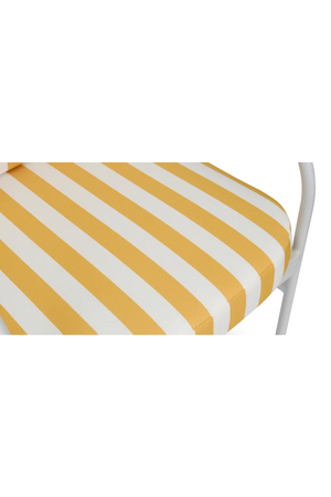 Yellow Stripes Outdoor Dining Armchair | NV Gallery Lampedusa | Oroa.com