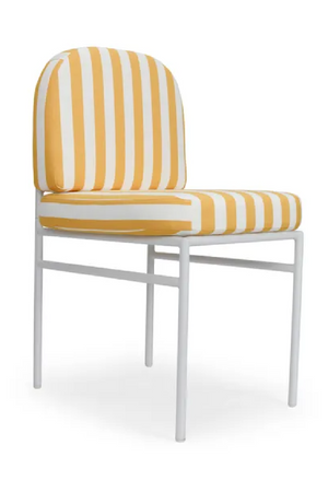 Yellow Stripes Outdoor Dining Chair | NV Gallery Lampedusa | Oroa.com