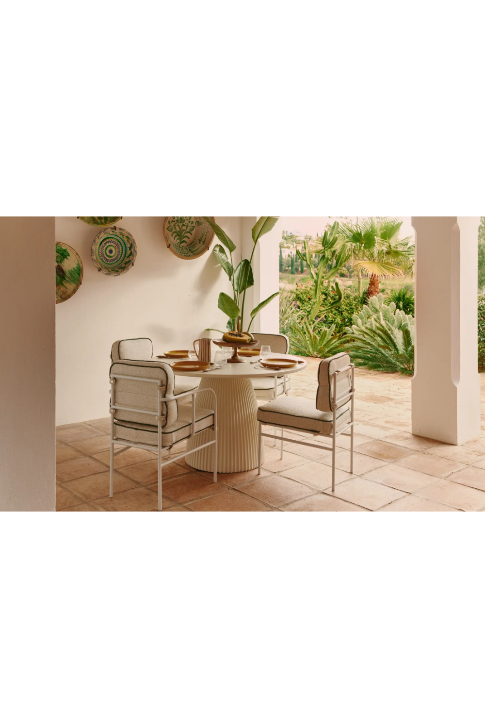 Bouclé Outdoor Side Chair | NV Gallery Maddalena | Oroa.com