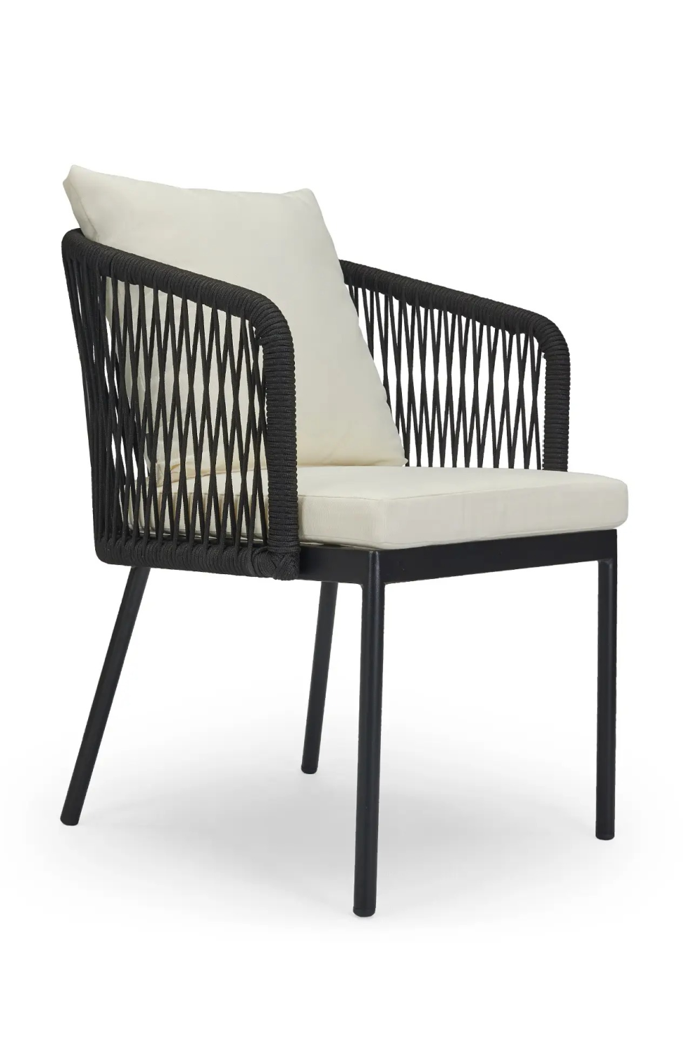 Black Rope Outdoor Chair | NV Gallery Santa Monica