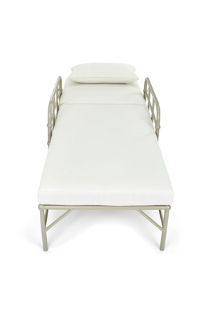 White Padded Sun Lounger | NV Gallery Amalfi | Oroa.com