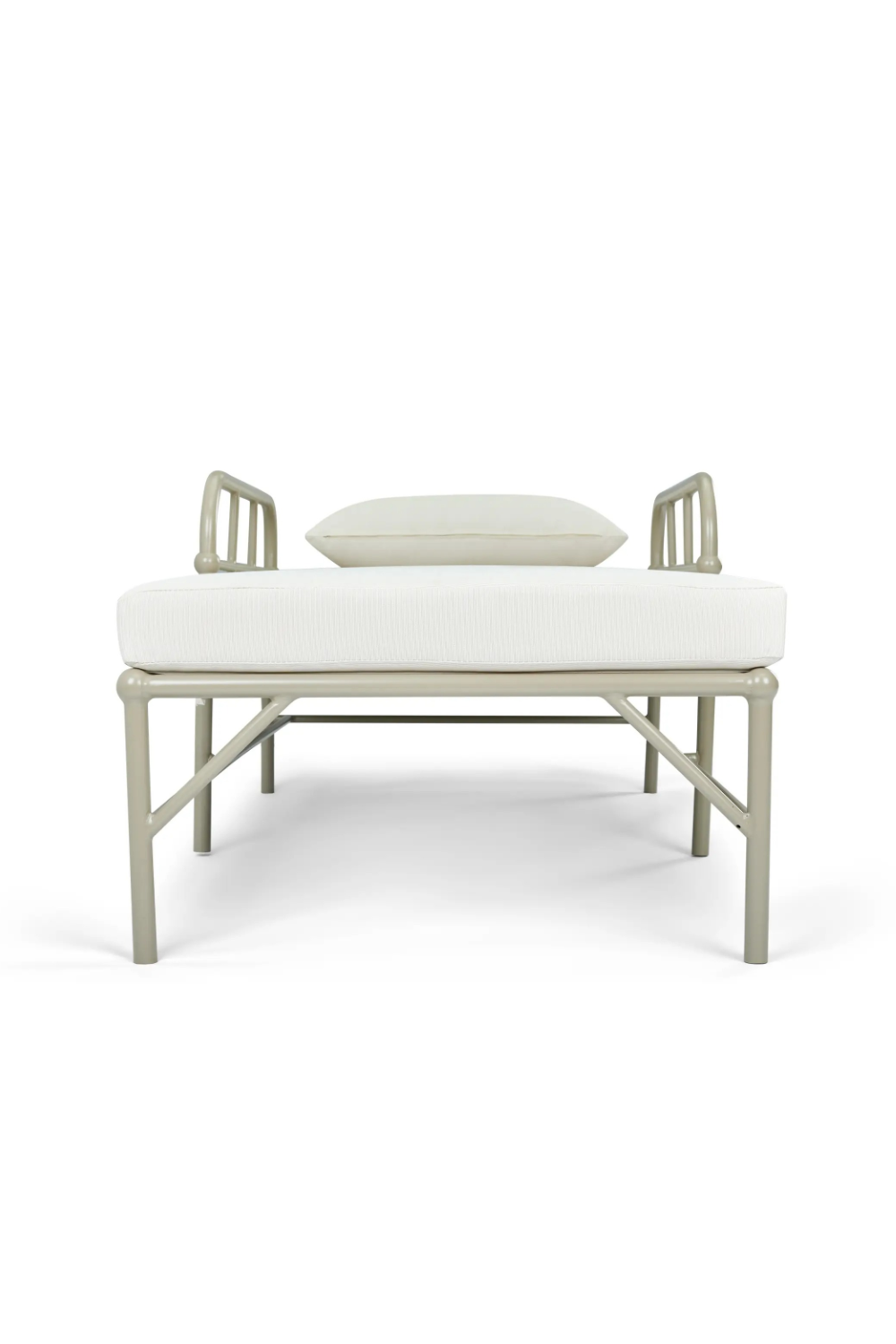White Padded Sun Lounger | NV Gallery Amalfi | Oroa.com