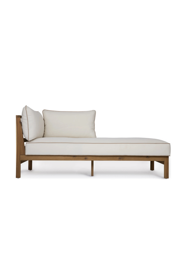 Padded Acacia Sun Lounger | NV Gallery Bayside | Oroa.com