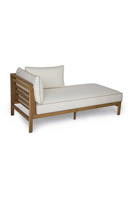 Padded Acacia Sun Lounger | NV Gallery Bayside | Oroa.com