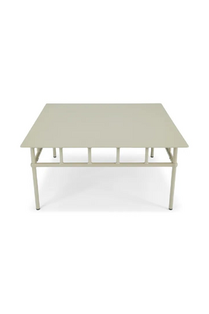 Taupe Metal Outdoor Coffee Table | NV Gallery Amalfi | Oroa.com