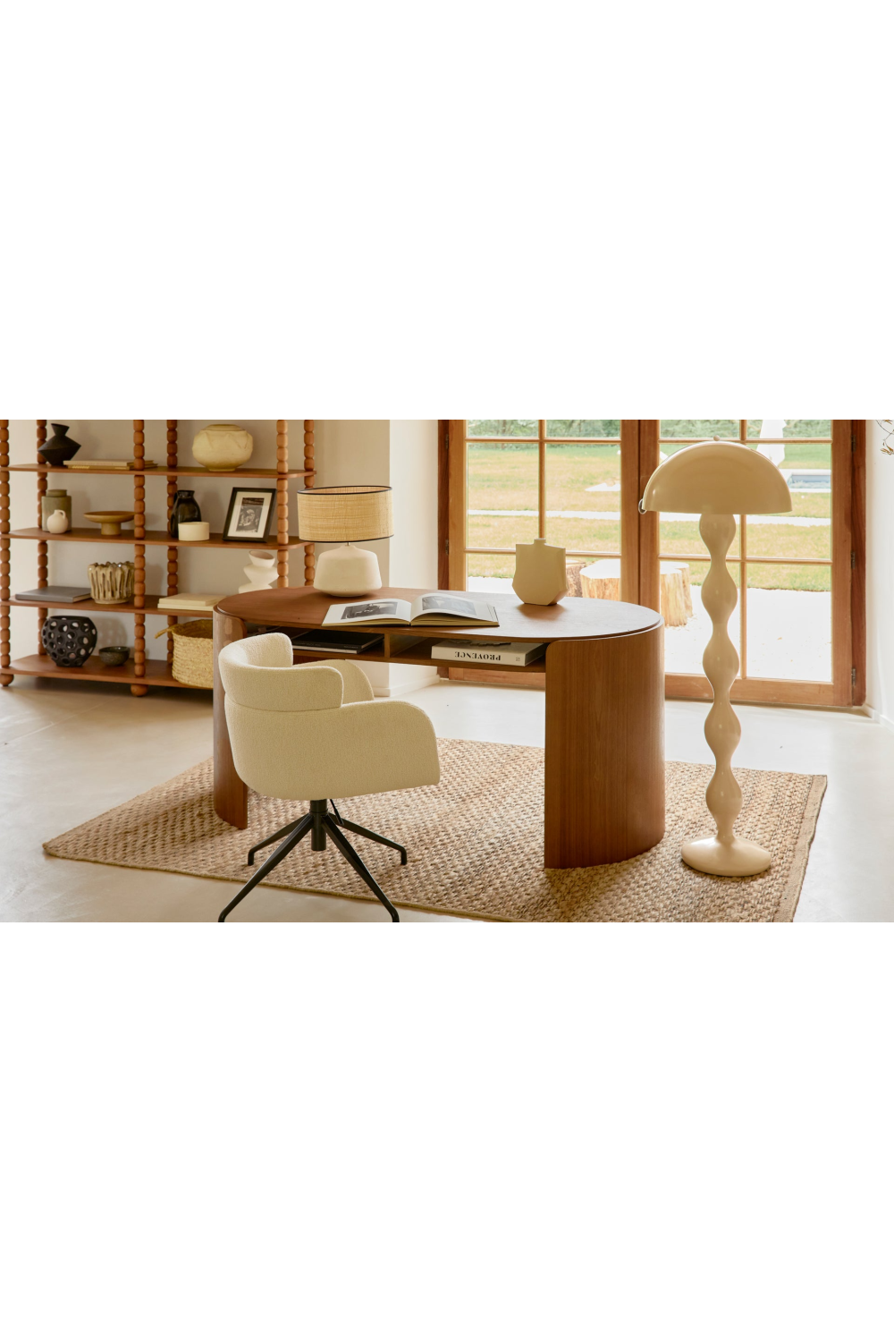 Curved Swivel Office Chair | NV Gallery Baron | Oroa.com