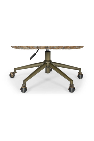 Brown Tweed Swivel Office Chair | NV Gallery Valeria | Oroa.com