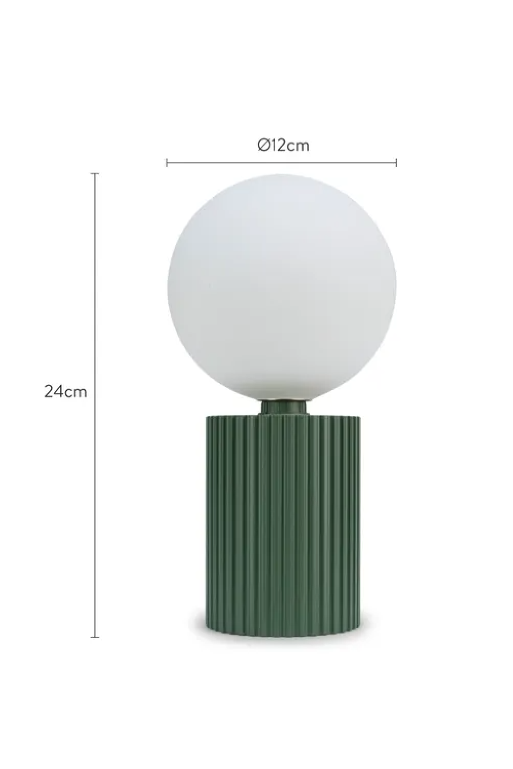 Green Base Indoor/Outdoor Table Lamp | NV Gallery Luna | Oroa.com