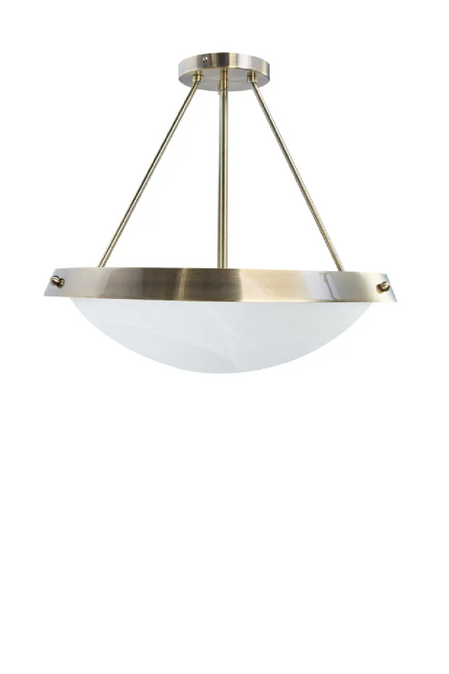 Brass Framed Glass Pendant Lamp | NV Gallery Skiey | Oroa.com