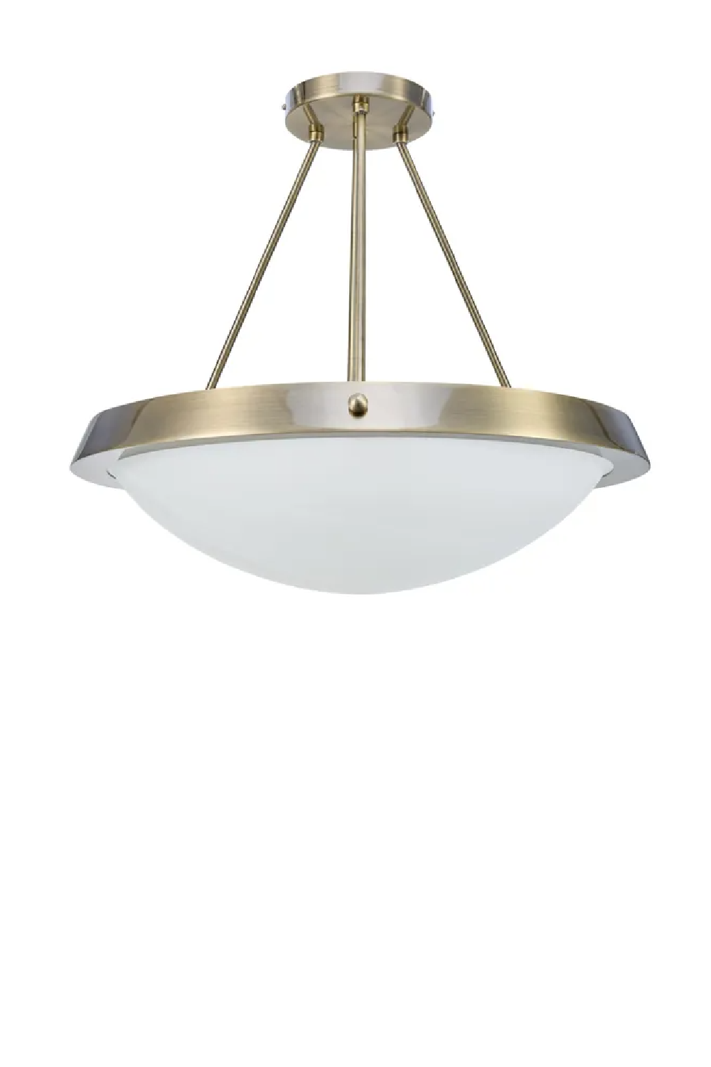Brass Framed Glass Pendant Lamp | NV Gallery Skiey | Oroa.com