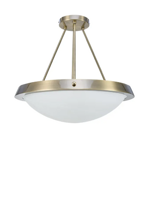 Brass Framed Glass Pendant Lamp | NV Gallery Skiey | Oroa.com
