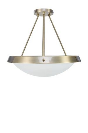 Brass Framed Glass Pendant Lamp | NV Gallery Skiey | Oroa.com