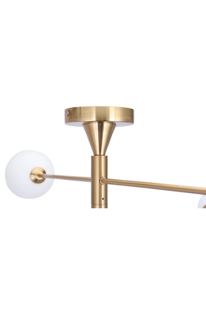 Gilded Iron Stem Pendant Lamp | NV Gallery Cassius