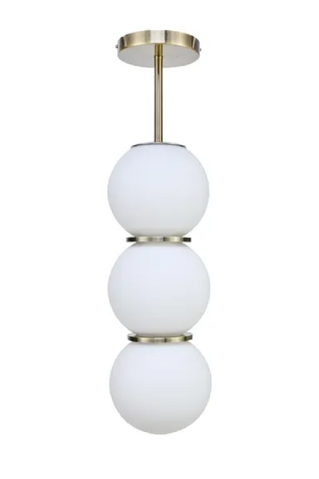 Triple Glass Spheres Pendant Lamp | NV Gallery Doyers | Oroa.com