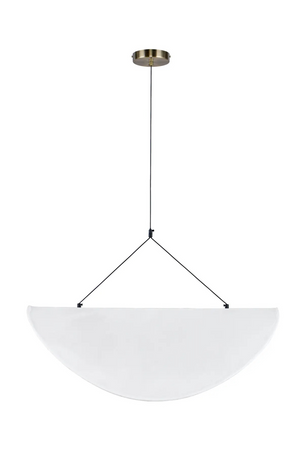 White Curved Pendant Lamp | NV Gallery Fukui | Oroa.com